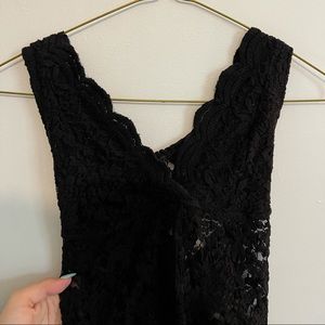 Black lace bodysuit size small